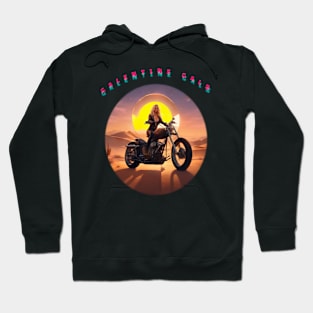 Galentines gal in the desert at sunset Hoodie